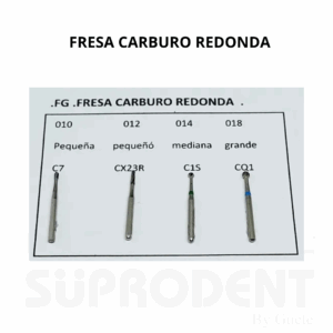 FRESA CARBURO REDONDA