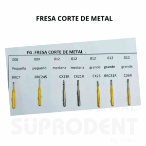 FRESA CORTE DE METAL JOTA -DORADA