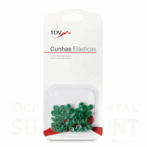 CUÑAS ELASTICAS INTERDENTALES X 25 (2.0 mm) VERDE