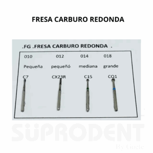 FRESA CARBURO REDONDA JOTA