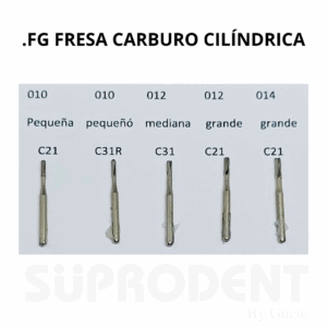 FRESA CARBURO CILINDRICA