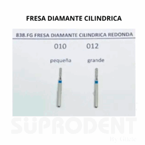 FRESA DIAMANTE CILINDRICA PUNTA REDONDA JOTA -AZUL