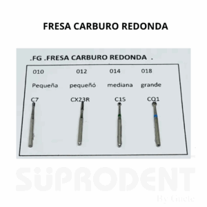 FRESA CARBURO REDONDA JOTA