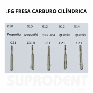 FRESA CARBURO CILINDRICA