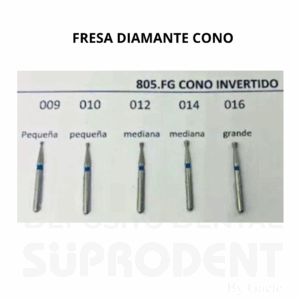 FRESA DIAMANTE CONO INVERTIDO JOTA-AZUL
