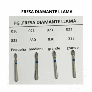 FRESA DIAMANTE LLAMA JOTA-VERDE