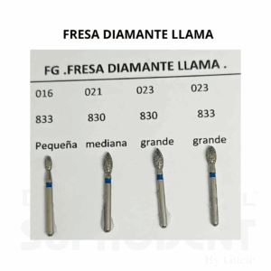 FRESA DIAMANTE LLAMA JOTA-VERDE