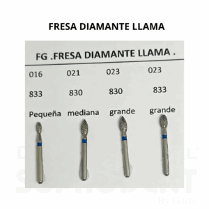 FRESA DIAMANTE LLAMA JOTA-VERDE