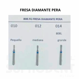 FRESA DIAMANTE PERA -VERDE