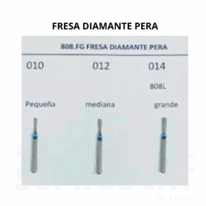 FRESA DIAMANTE PERA-VERDE