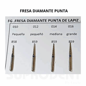 FRESA DIAMANTE PUNTA DE LAPIZ JOTA - VERDE