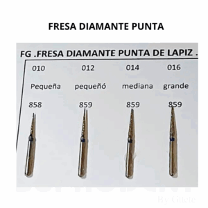 FRESA DIAMANTE PUNTA DE LAPIZ JOTA - VERDE