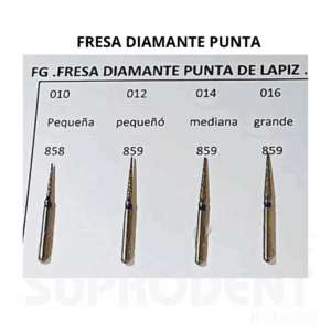 FRESA DIAMANTE PUNTA DE LAPIZ JOTA-VERDE