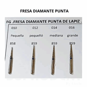FRESA DIAMANTE PUNTA DE LAPIZ JOTA-VERDE
