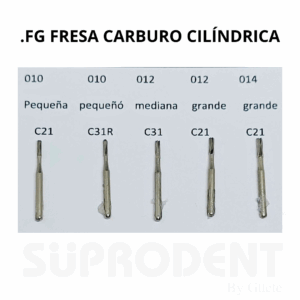 FRESA CARBURO CILINDRICA