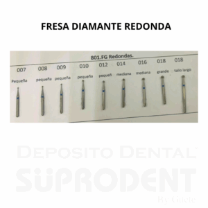 FRESA DIAMANTE REDONDA-AZUL