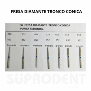 FRESA DIAMANTE TRONCO PUNTA REDONDO JOTA-VERDE