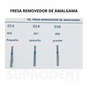 FRESA REMOVEDORA DE AMALGAMA JOTA-VERDE