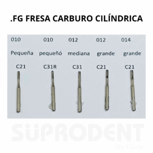 FRESA CARBURO CILINDRICA