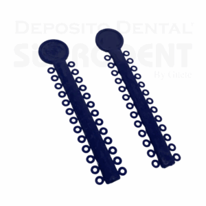 LIGADURAS ELASTICAS COLOR AZUL MARINO X 1040