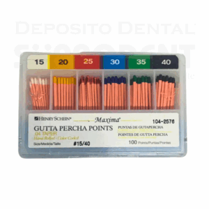 GUTTA PERCHA  15-40 TAPER .04 X 100 PUNTAS