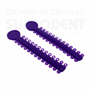 LIGADURAS ELASTICAS COLOR MORADO x 1040 PCS