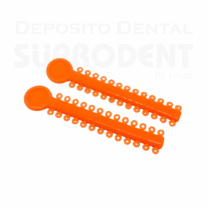 LIGADURAS ELASTICAS COLOR NARANJA X 1040 PCS