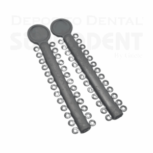 LIGADURAS ELASTICAS COLOR SILVER X 1040