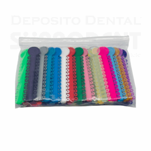 LIGADURAS ELASTICAS MIXTA X 1040 PCS