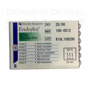 LIMA K ACERO INOXIDABLE  ENDOFLEX 06/25 mm