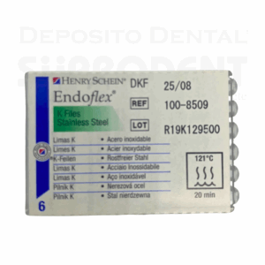 LIMA K ACERO INOXIDABLE  ENDOFLEX 08/25mm