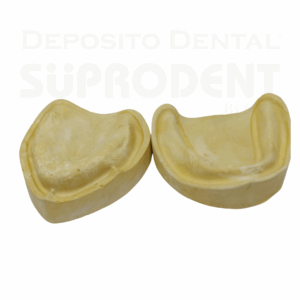 MODELOS DE YESO DENTALES EDENTULOS PAR