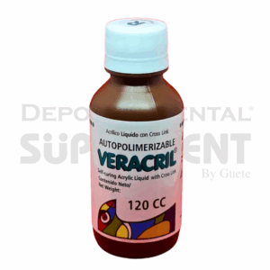 ACRILICO AUTOPOLIMERIZABLE VERACRIL (RAPIDO)120CC