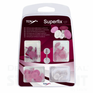 DISCOS DE LIJAS GRANO MEDIANO SUPERFIX X 50 + MANDRIL