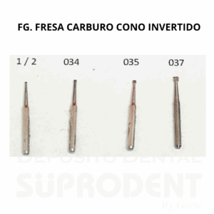 FRESA CARBURO FG CONO INVERTIDO Noº 035