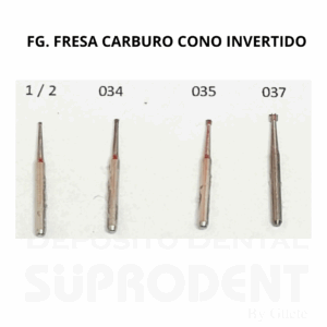 FRESA CARBURO FG CONO INVERTIDO Noº 34
