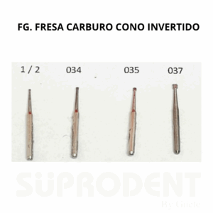 FRESA CARBURO FG CONO INVERTIDO Noº 37